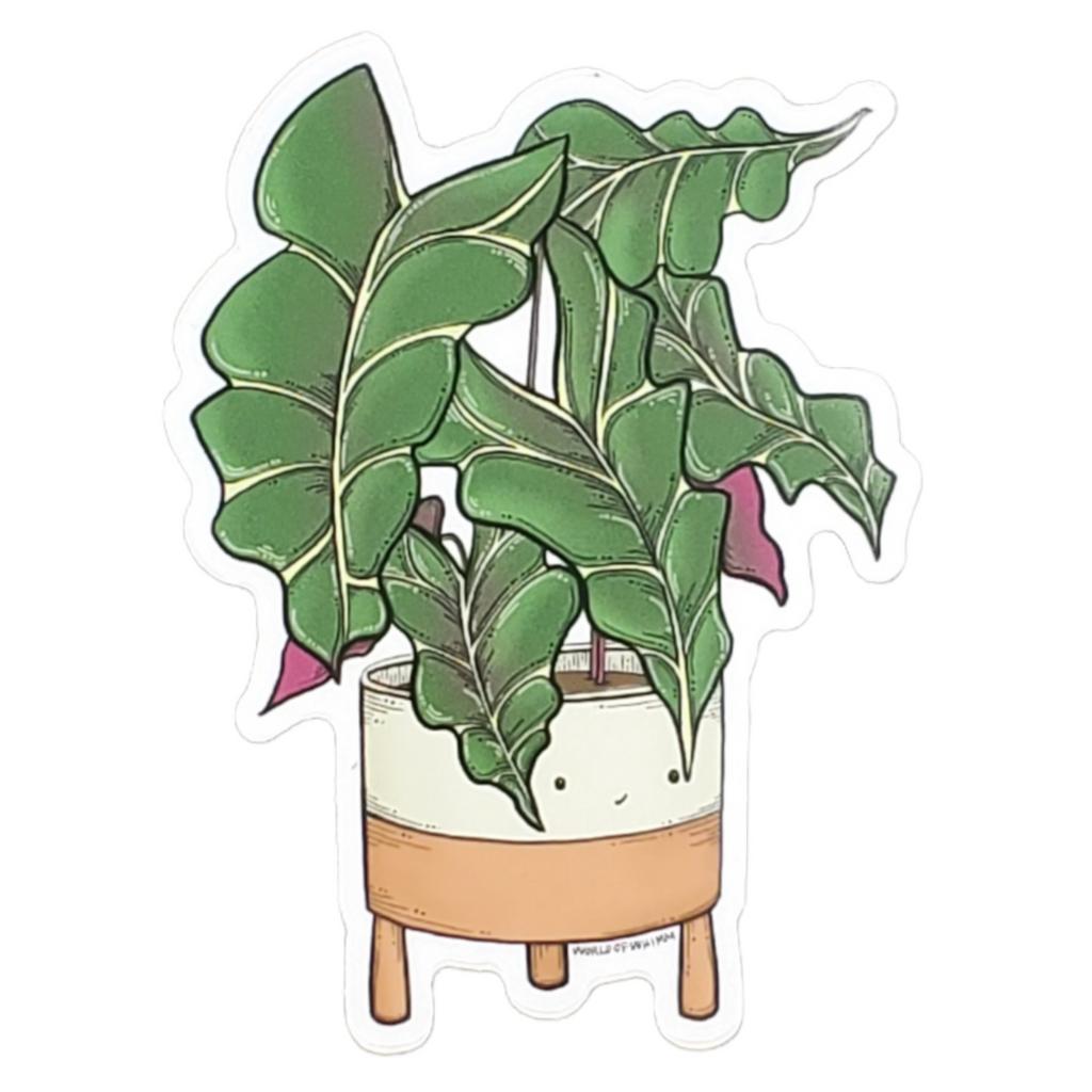 Sticker - Alocasia Elephant Ear Plant by World of Whimm