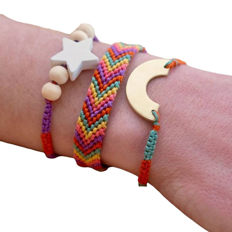 DIY Kit - Friendship Bracelet in Flashback by The Works Seattle