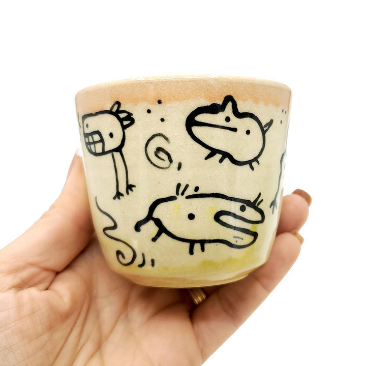 Cup - 6oz - Doodle Cup (Assorted OOAK* Styles) by Dwadlings
