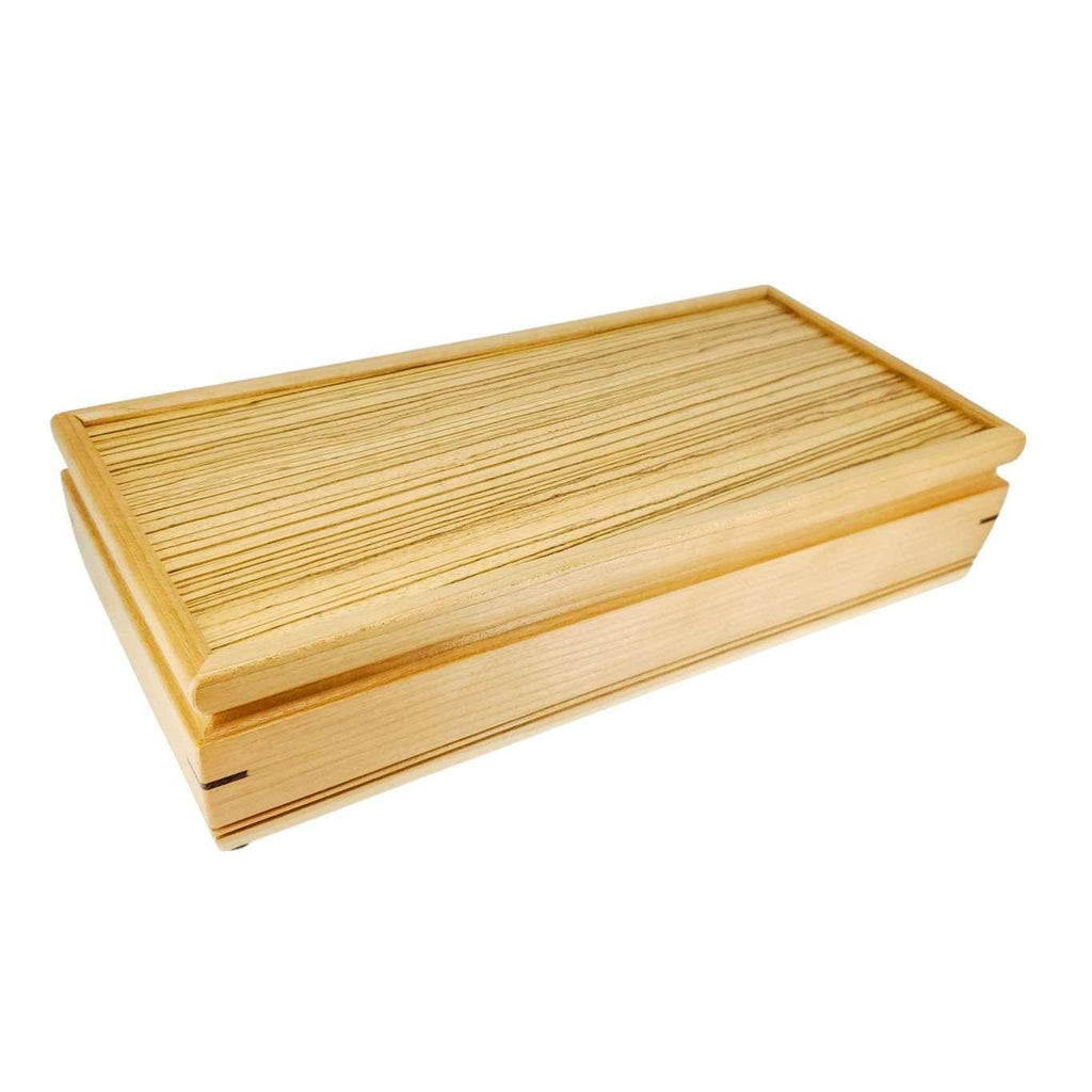 Jewelry Box - Medium - Sentinel (Cherry, Wenge, Zebrawood) by Mikutowski Woodworking