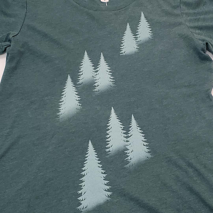 Short Sleeve - Green Trees by Uzura