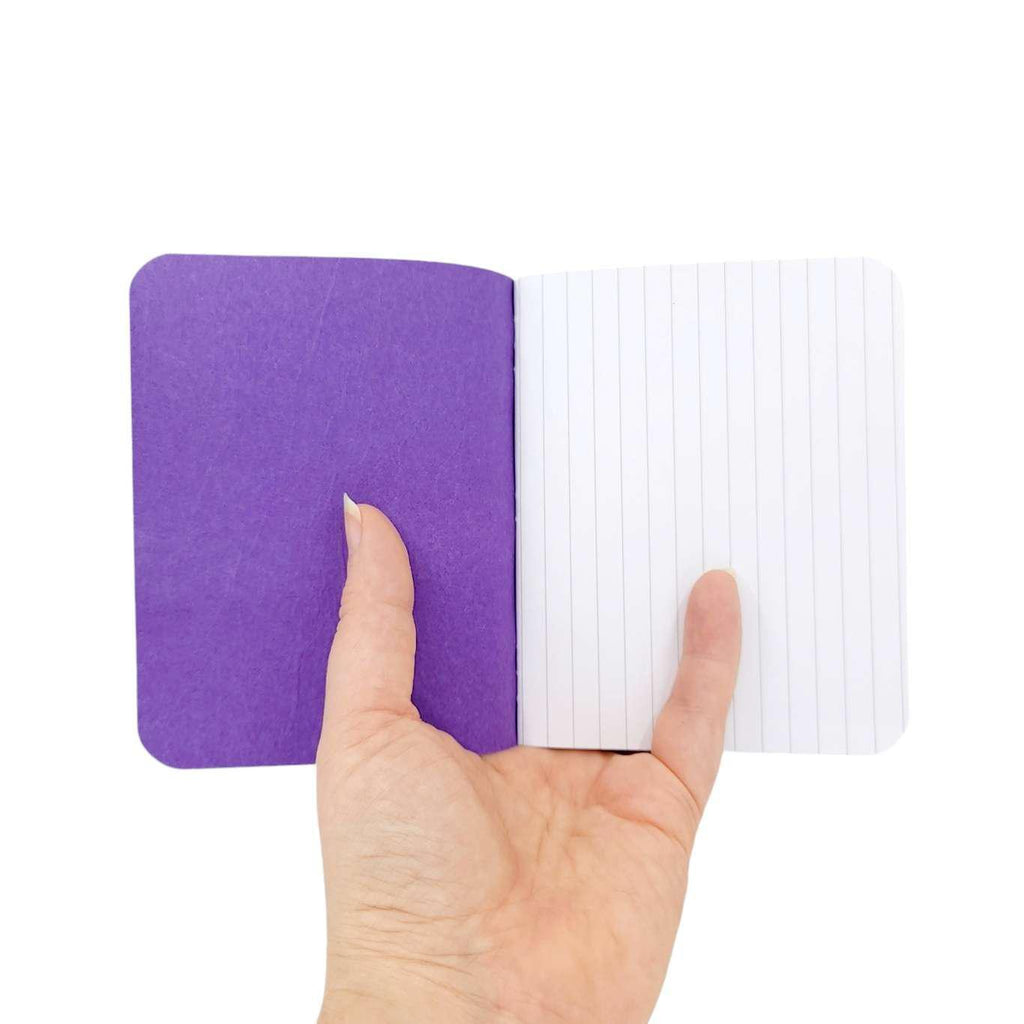 Journal - Purple Mixed Paper Notebook (Large or Small) by Original Brooks