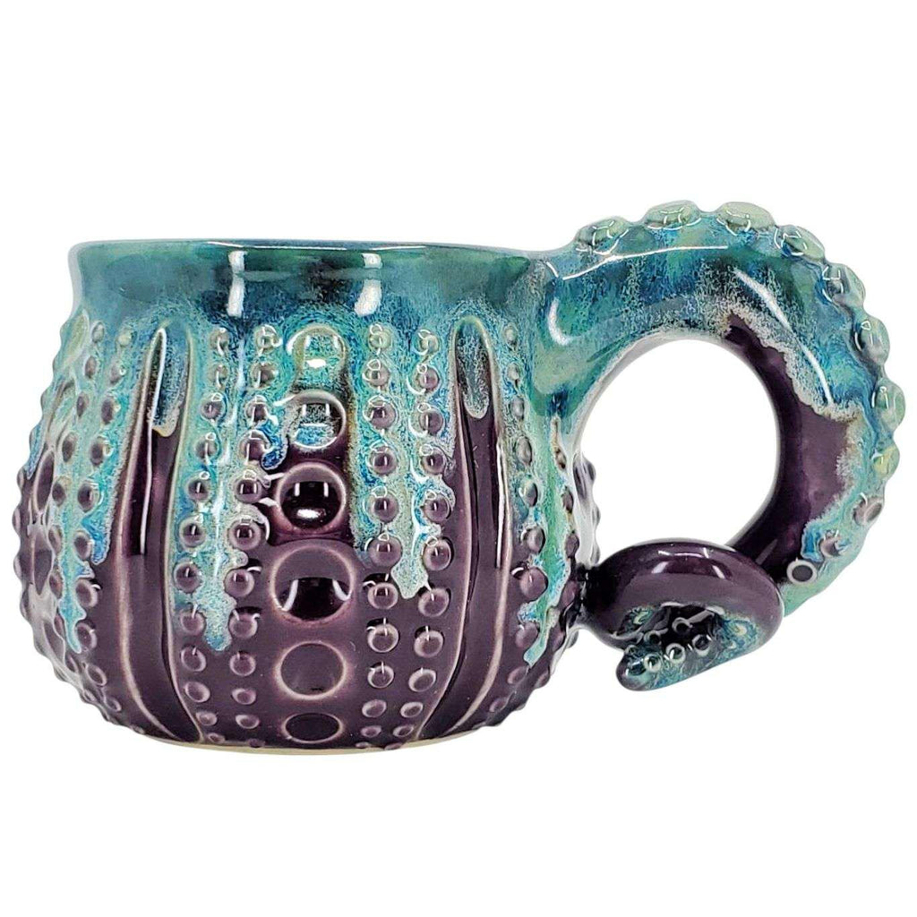 Mug - Octopus (Purple and Turquoise) by Beach Baby Ceramics
