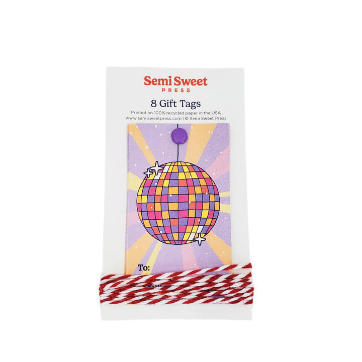 Gift Tags - All Occasion - Disco Ball (Set of 8) by Semi Sweet Press