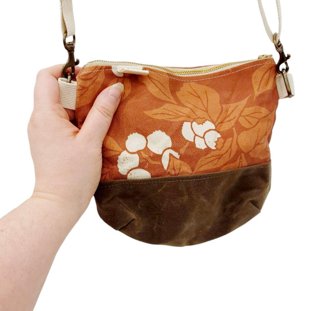 Bag - Small Cross-Body (Burgundy Berry) by Emily Ruth Prints