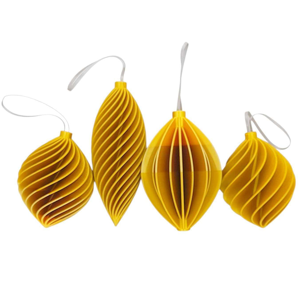 Ornament - Gold (Assorted Styles) by Rosebud Homegoods