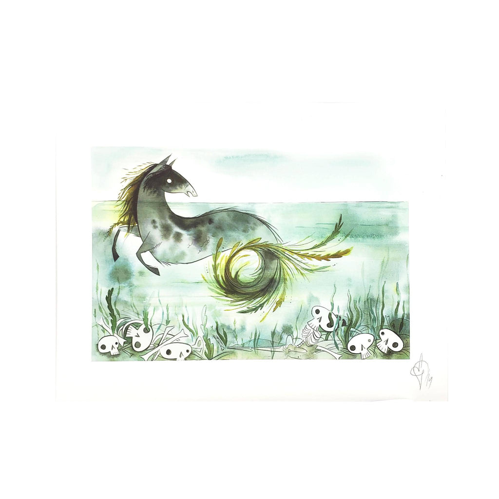 Art Print - 8.5x11 - Kelpie by Odd Fauna