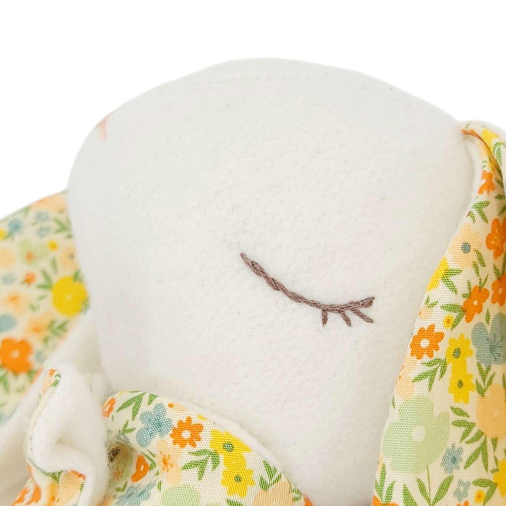 Plush - Bunny Snuggle Lovey (Floral Blush) by The Bird & Elephant