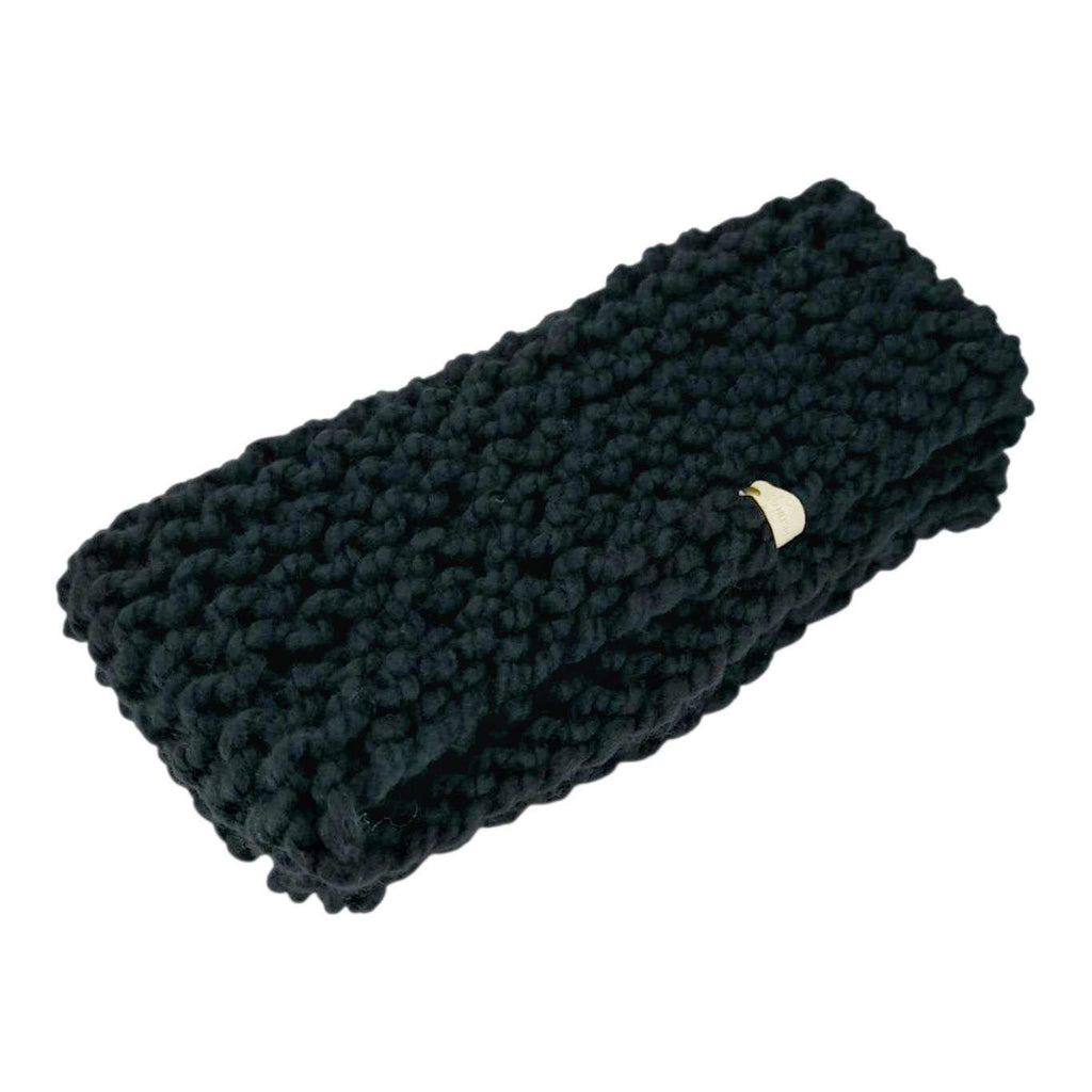 Knit Scarf - Cowl - Classic (Black) by Cristin Rae Knits