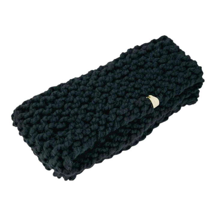 Knit Scarf - Cowl - Classic (Black) by Cristin Rae Knits