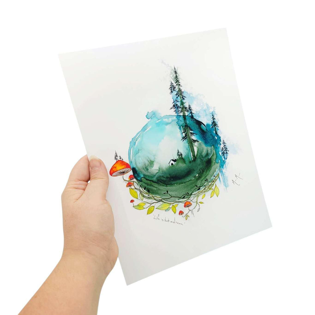 Art Print -  8.5 x11 Life Is But A Dream by Melissa Moss Art