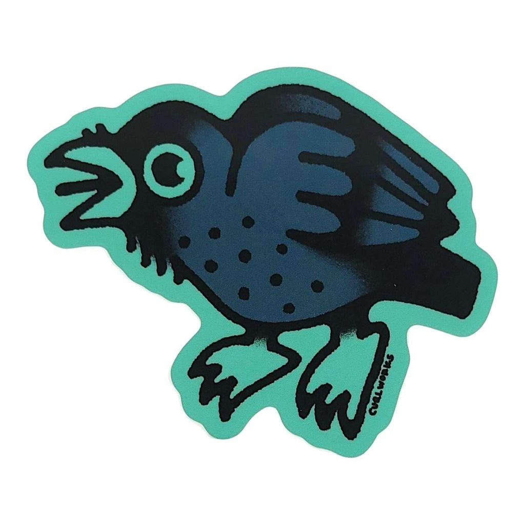 Sticker - Crow by Curlworks