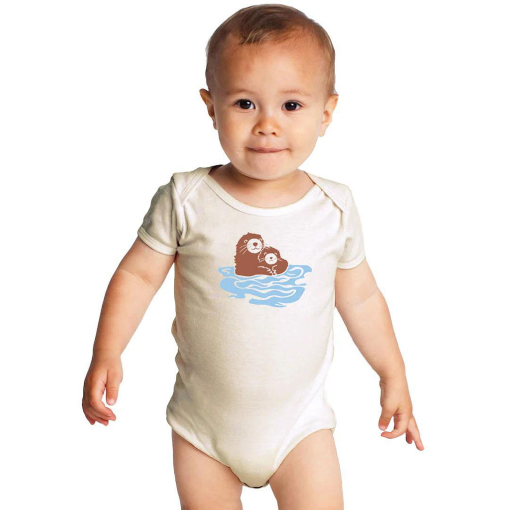 Romper - Sea Otters Infant Bodysuit by Orange Twist