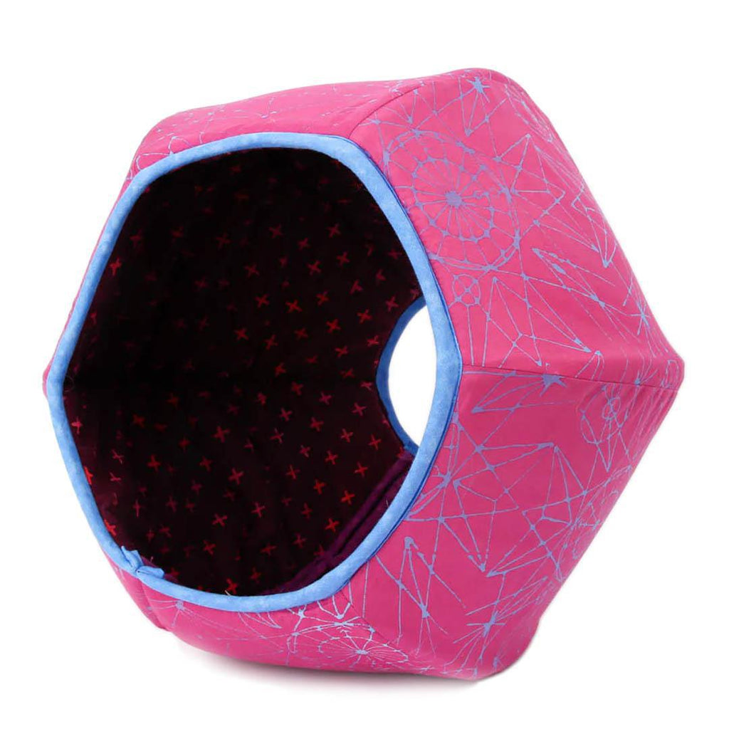 Regular The Cat Ball - Pink Blue Compass with Pink Crosses Lining by The Cat Ball