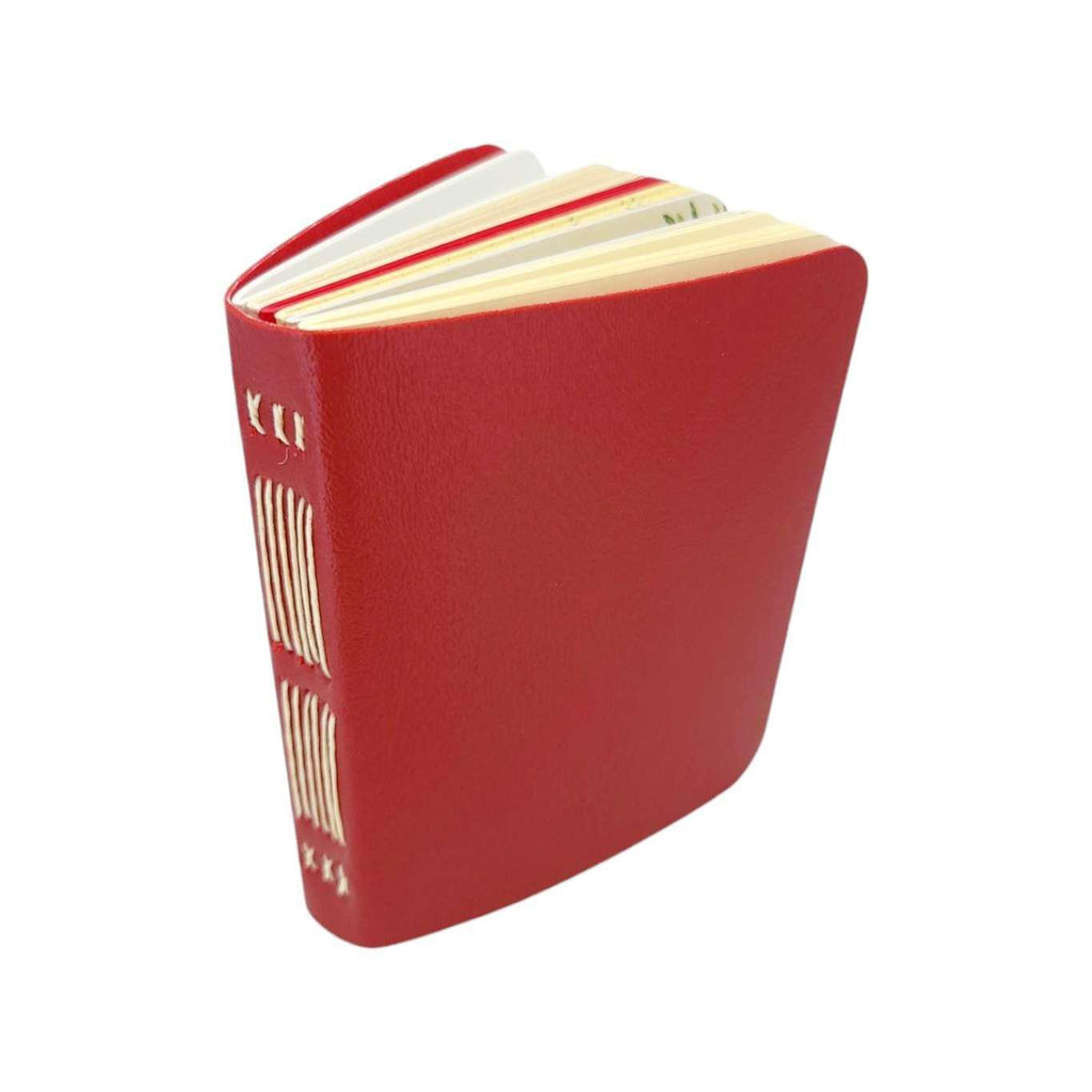 Journal - Red Mixed Paper Notebook (Large or Small) by Original Brooks