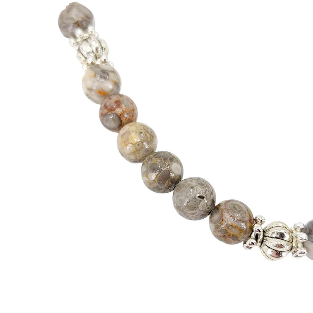 Necklace - Maifanite Beads by Tiny Aloha