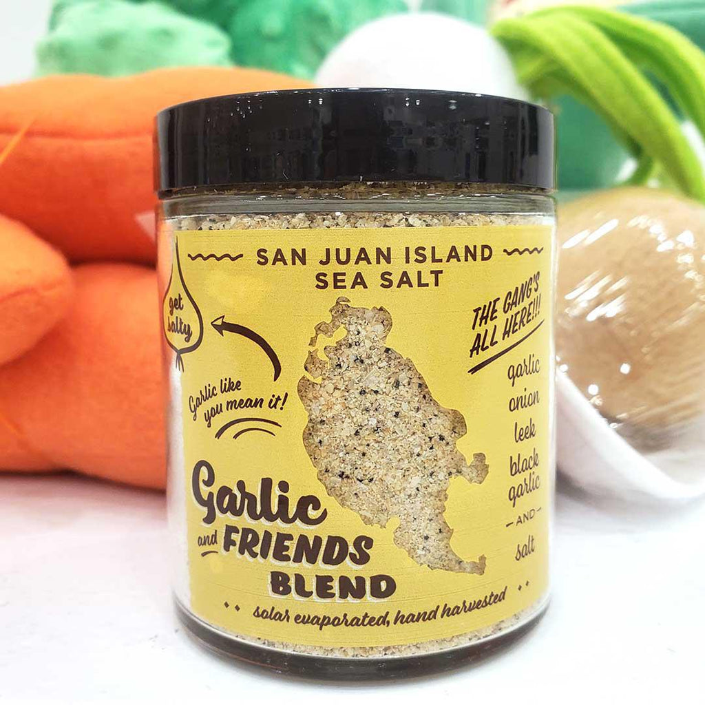 Single Jar - Garlic and Friends Seasoning Blend by San Juan Island Sea Salt