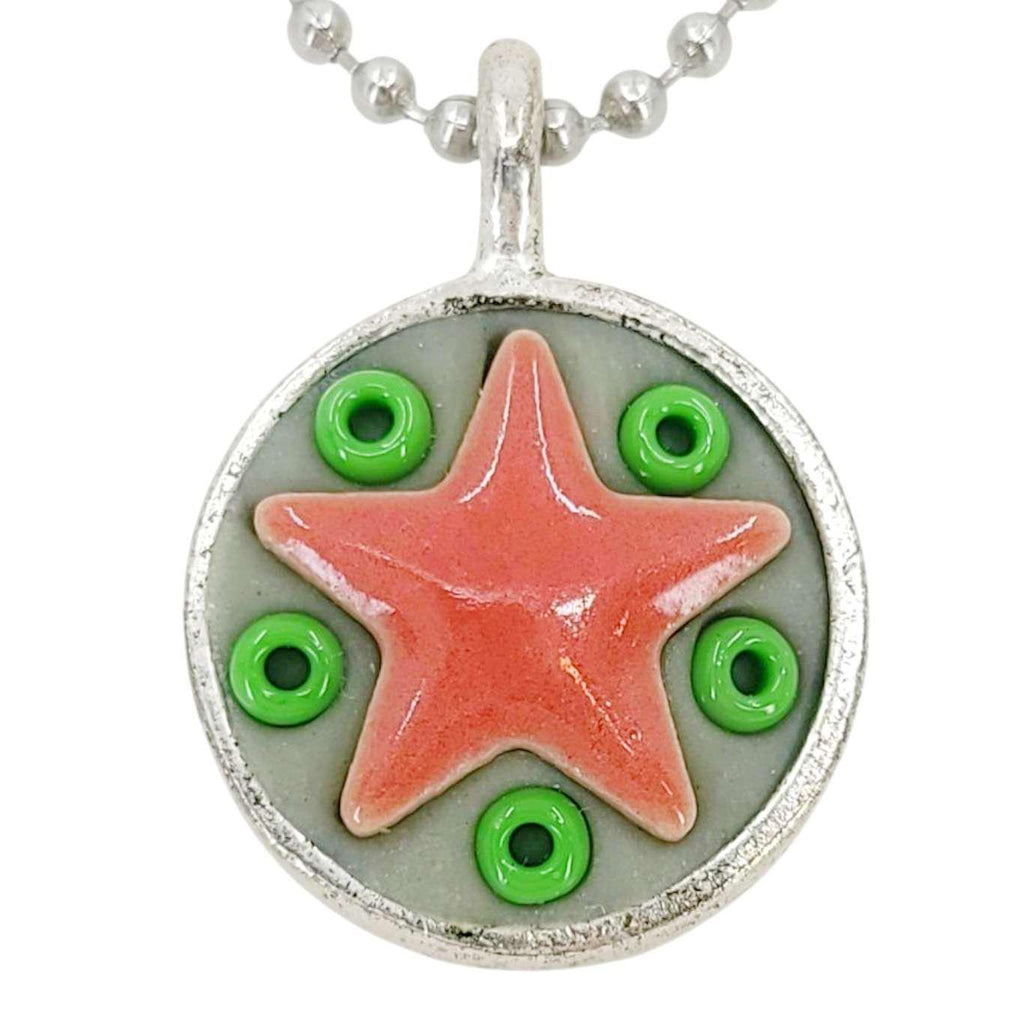 Necklace - Star Baby (Red Stars) by XV Studios