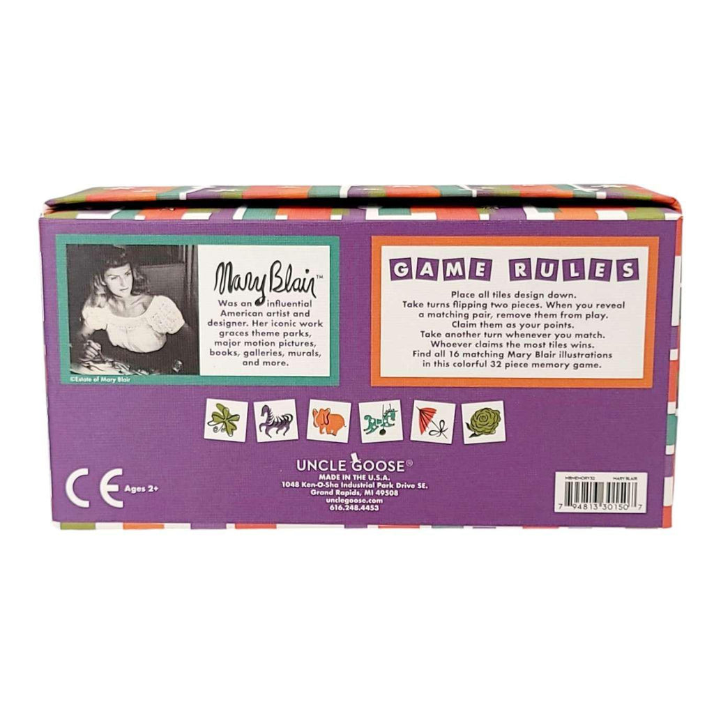 Blocks - Mary Blair Memory Game Blocks (Set of 32) by Uncle Goose