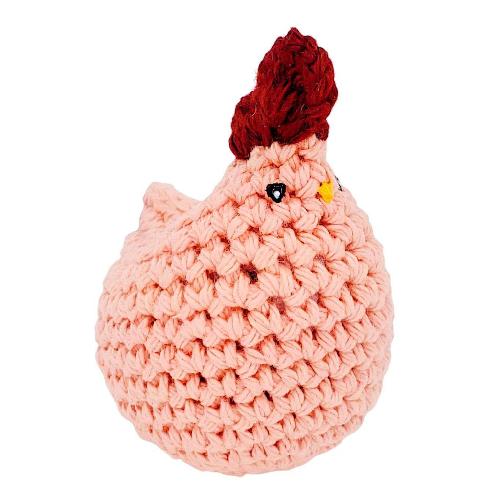 Plush Toy - Pocket Chicken (Salmon Pink - Assorted) by Moyo Workshop