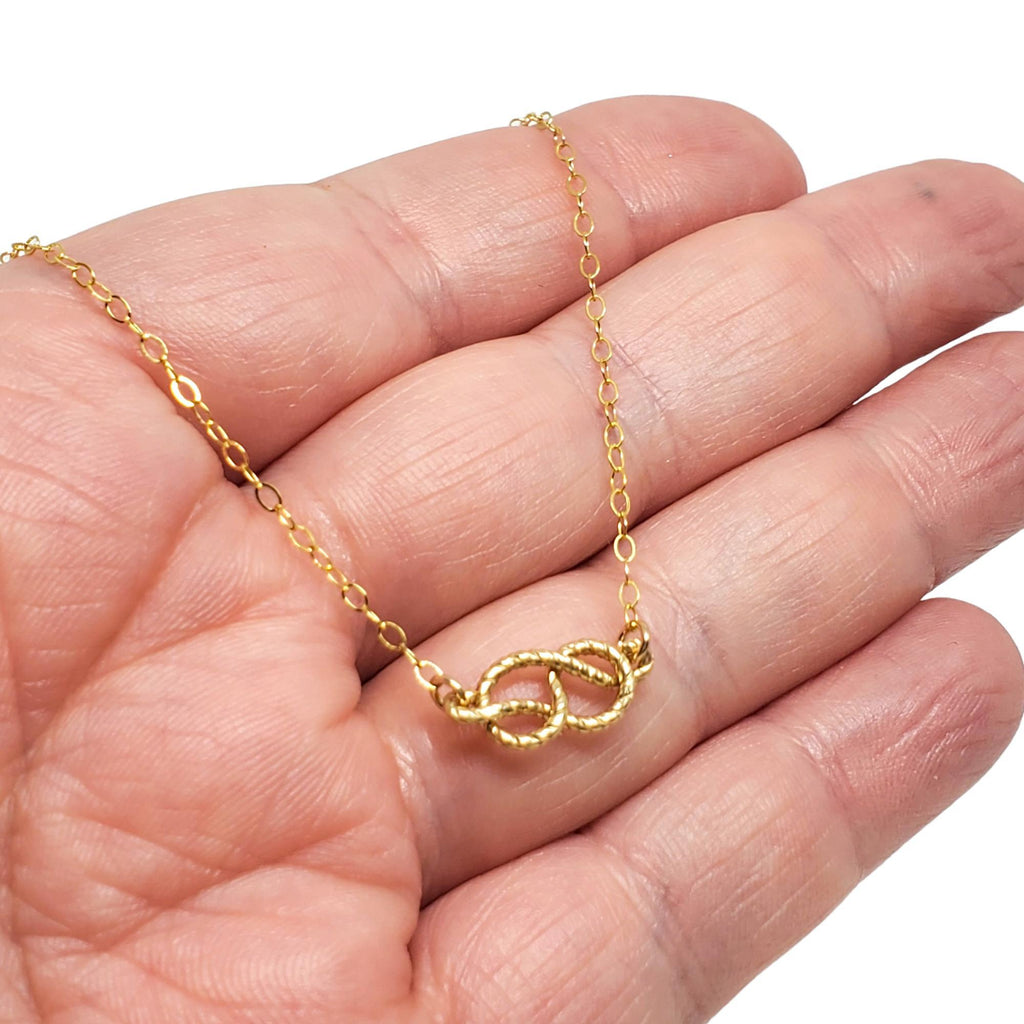 Necklace - Sailor's Knot 14k Yellow Gold-fill by Foamy Wader