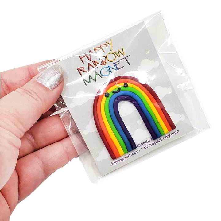 Magnet - Happy Rainbow Arch by bishopart