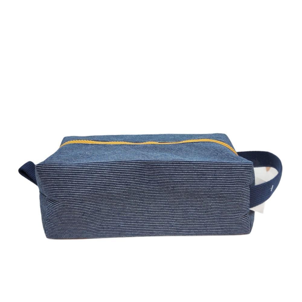 Box Zip - Dopp Kit (Denim Stitch) by Lady Alamo