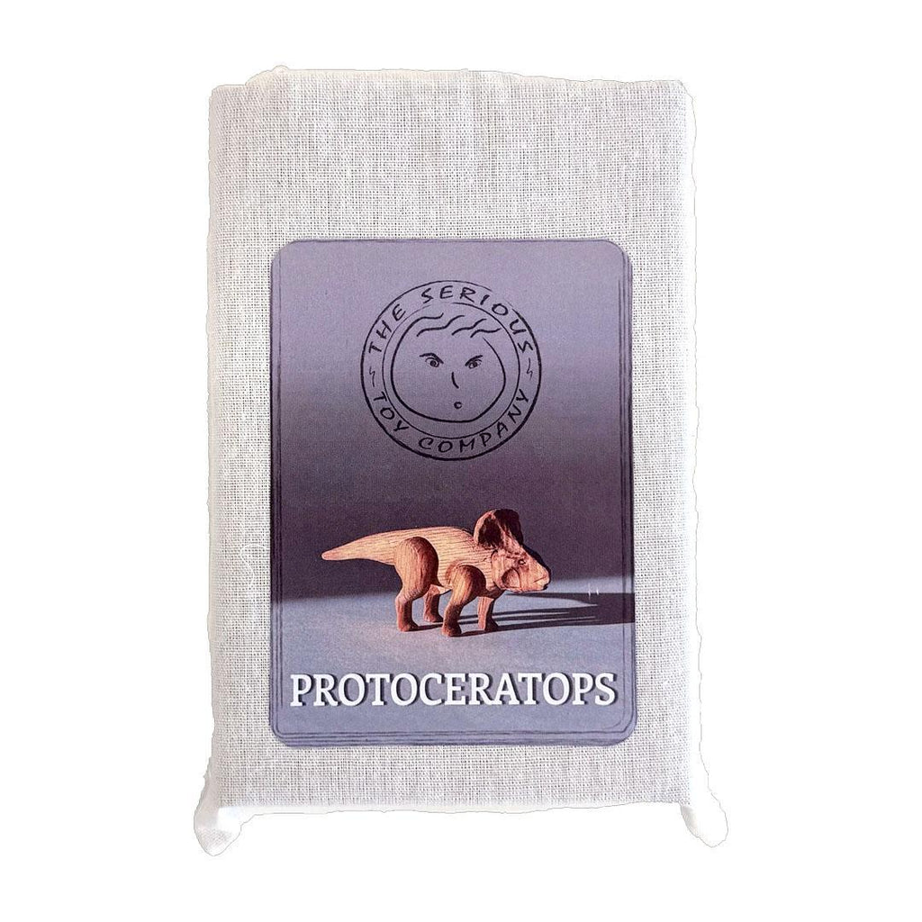 Wood Toy - Protoceratops Dinosaur with Magnetic Joints by The Serious Toy Company