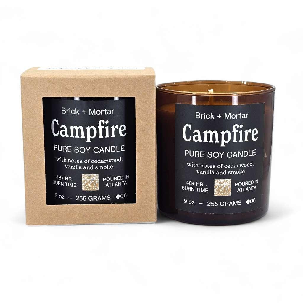 Candle 9oz - Campfire by Brick + Mortar