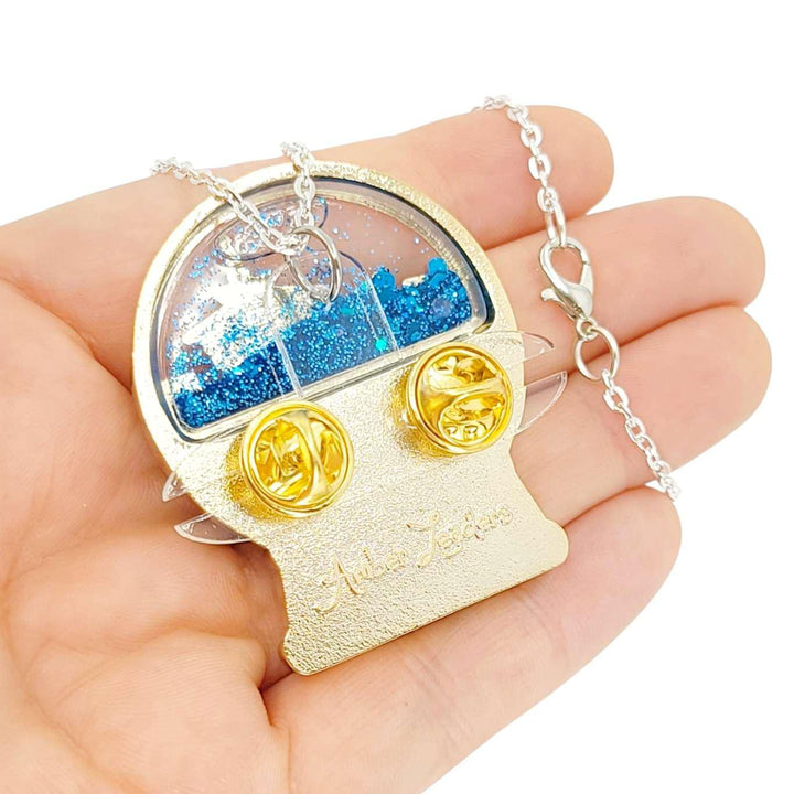 Necklace - Horizontal Enamel Pin Necklace Converter (16in or18in Chain) by Pop Pastel