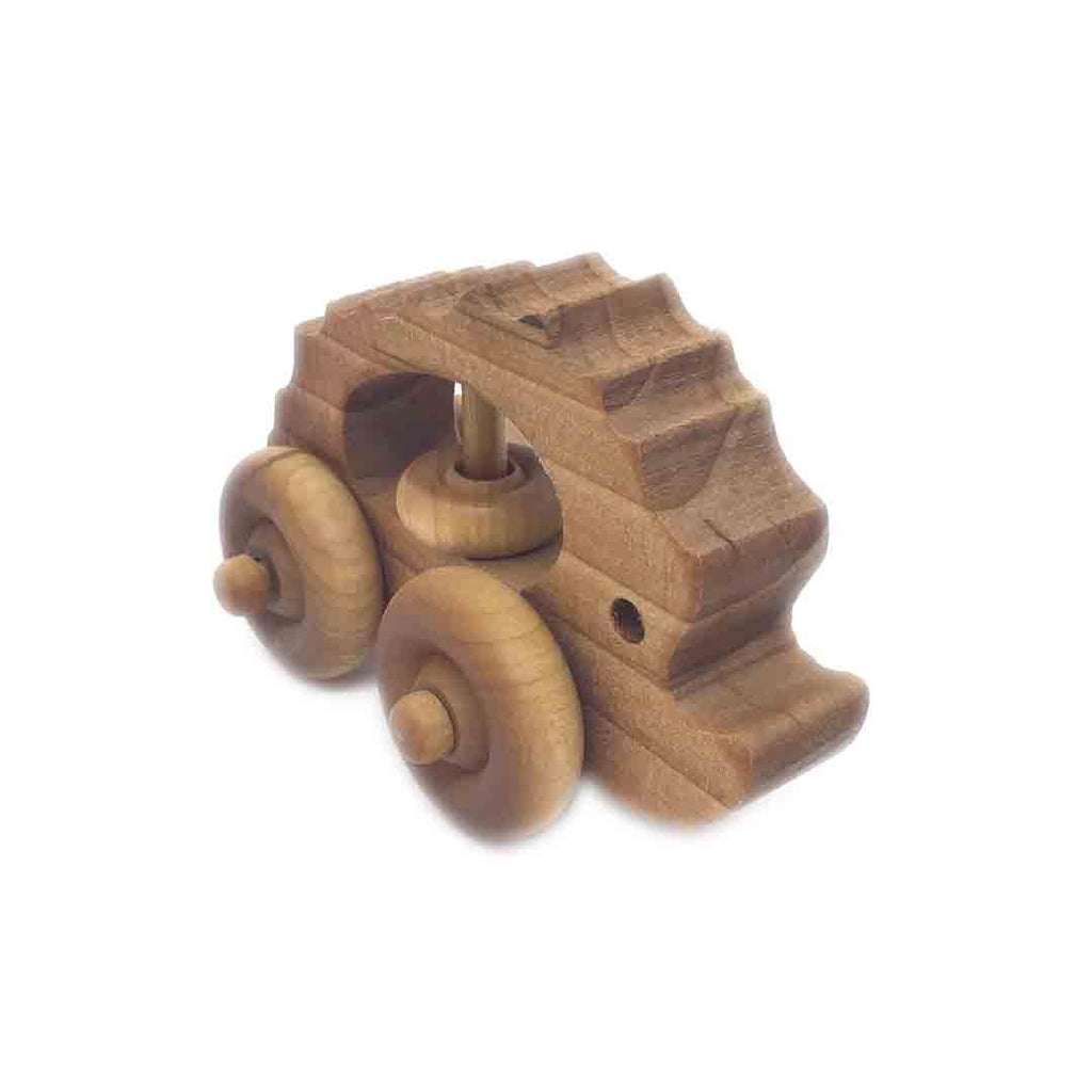 (30% Off) Wooden Rattle - Hedgehog Wooden Toy by Baldwin Toy Co.