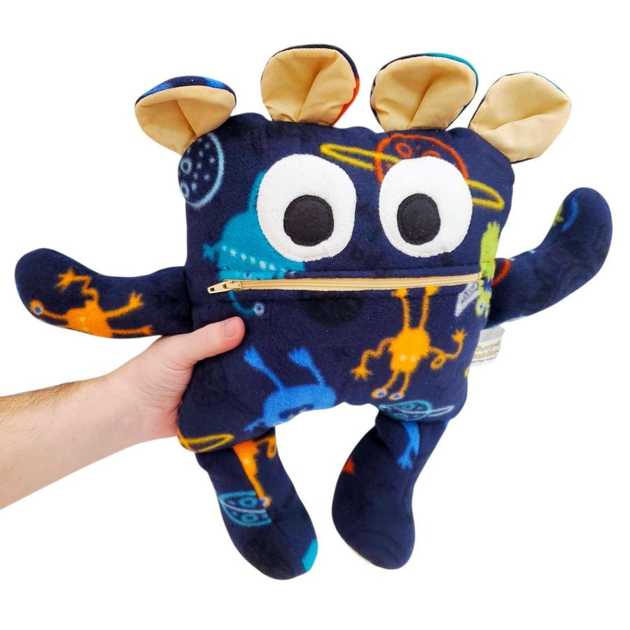 Plush - 14in - Large Chomper Buddy (Monster Aliens Peach) by Peek A Boo Plush, image 2 of 7
