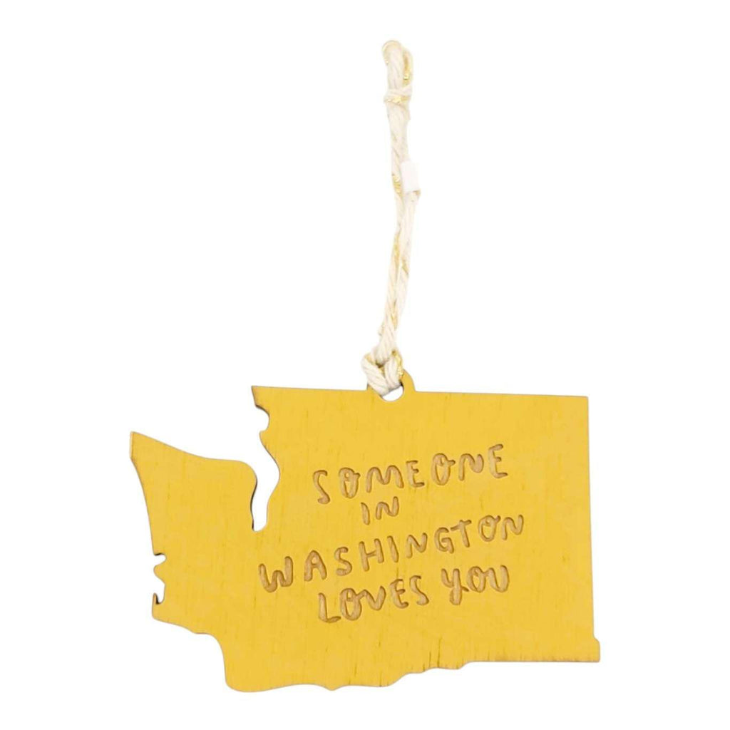 Ornaments - Small - WA State Someone in WA Loves You (Asst Colors) by SnowMade