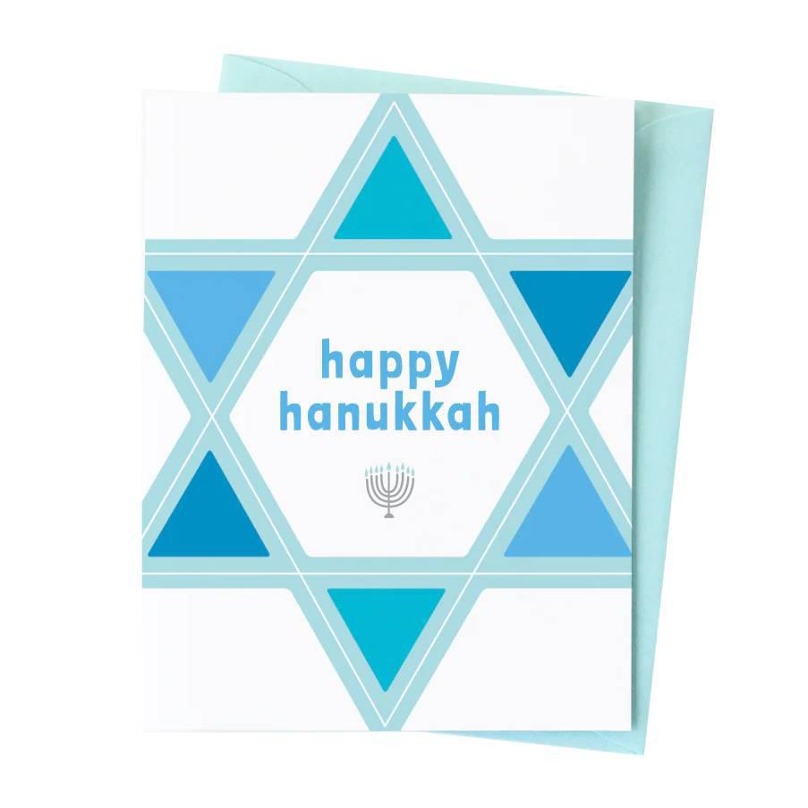 Card - Holiday - Hanukkah Star Color Block by Graphic Anthology