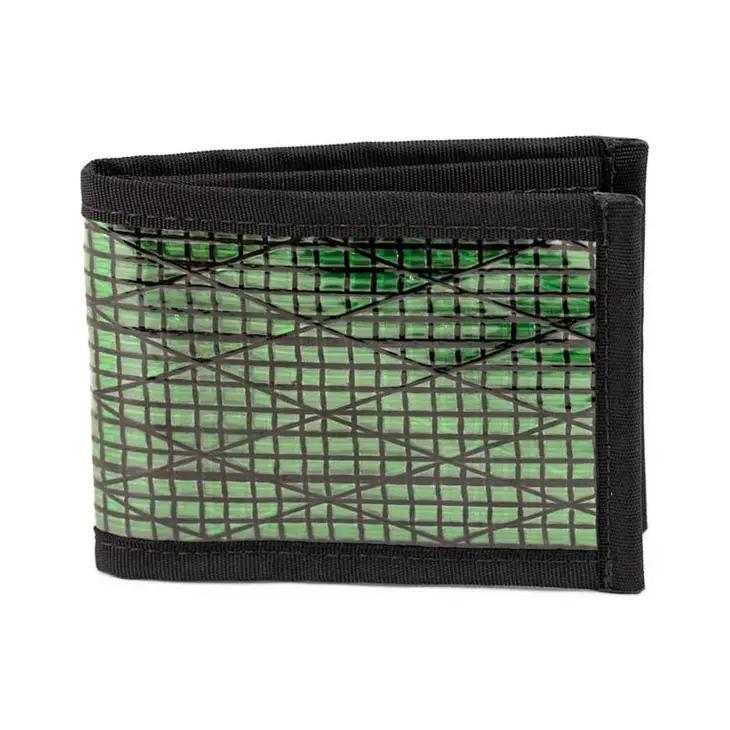 Wallet - Recycled Sailcloth Vanguard Bifold - Green - by Flowfold