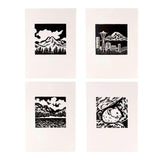 Card Set of 8 - All Occasion - PNW Vignettes by Lauren Nishizaki Designs, image 2 of 7