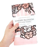 Tea Towel - Cherry Blossoms by Lauren Nishizaki, image 2 of 3