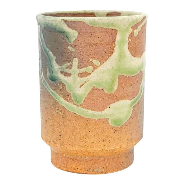 Cup - Large Scarlet Shigaraki-yaki by Asemi Co.