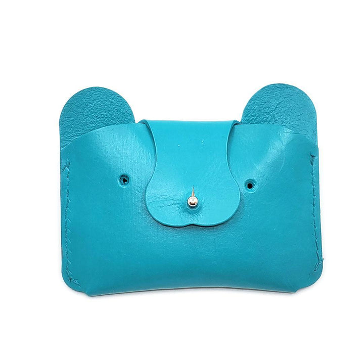 Wallet - Bear Leather (Teal) by The Merchant Studio