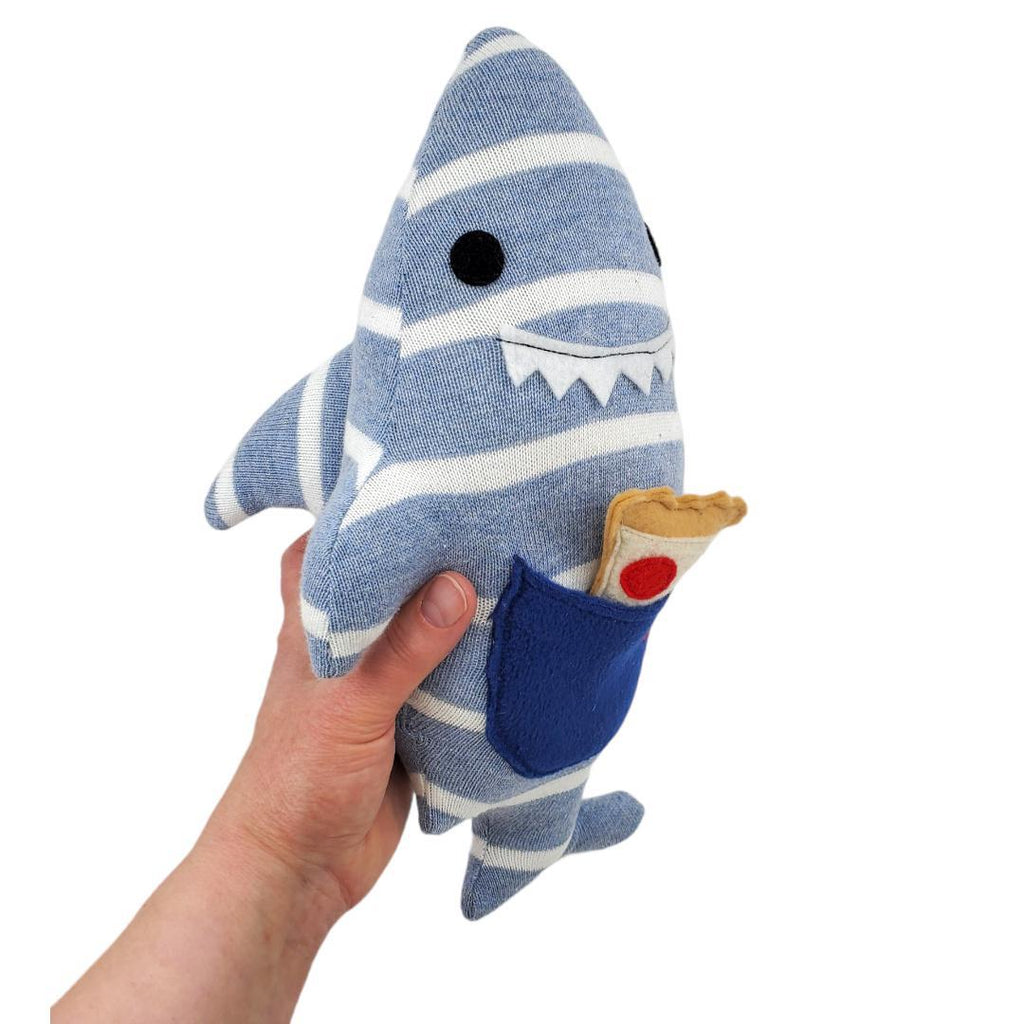 Plush - Shark with Pizza Slice by Happy Groundhog Studio