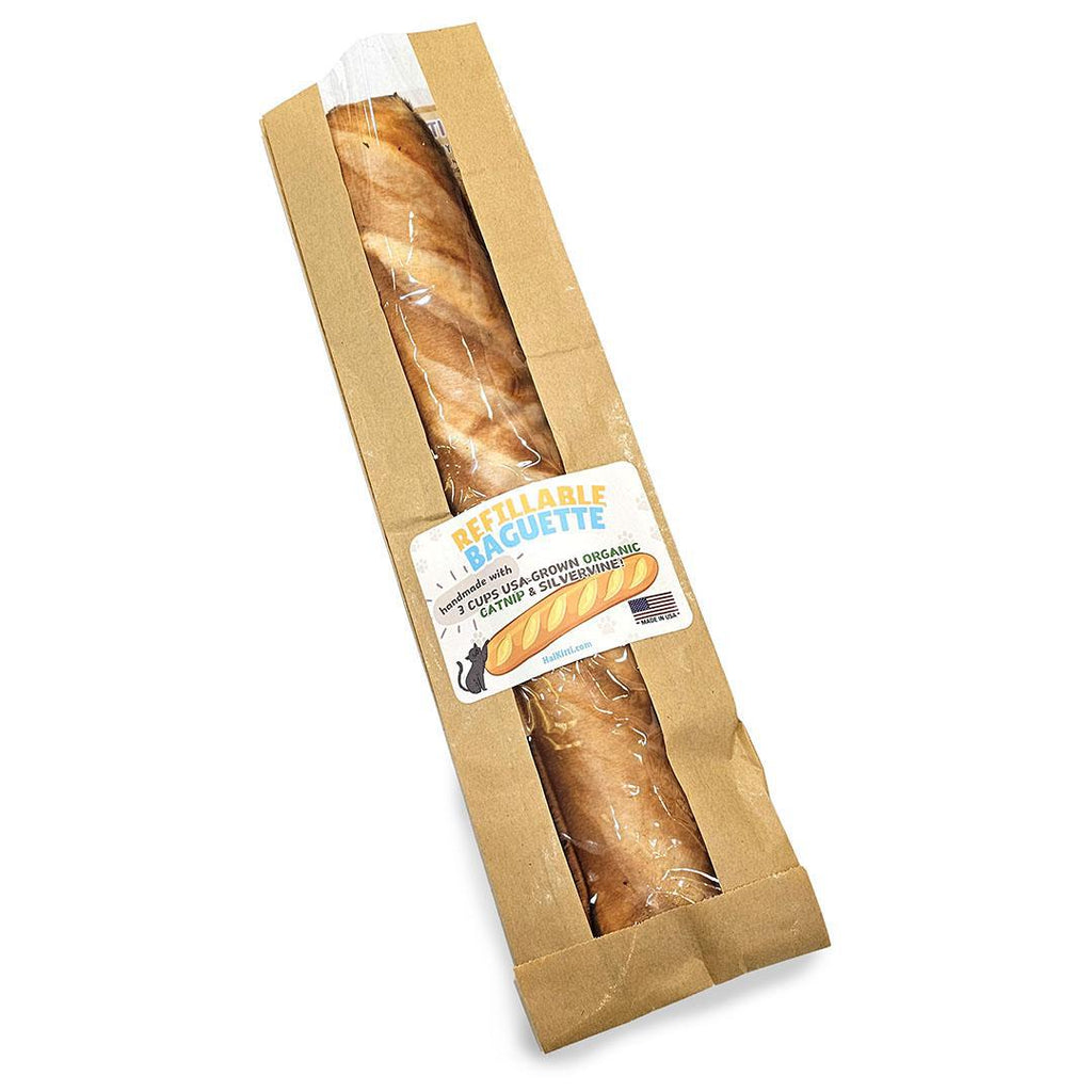 Cat Toy - Refillable Catnip Baguette by HaiKitti
