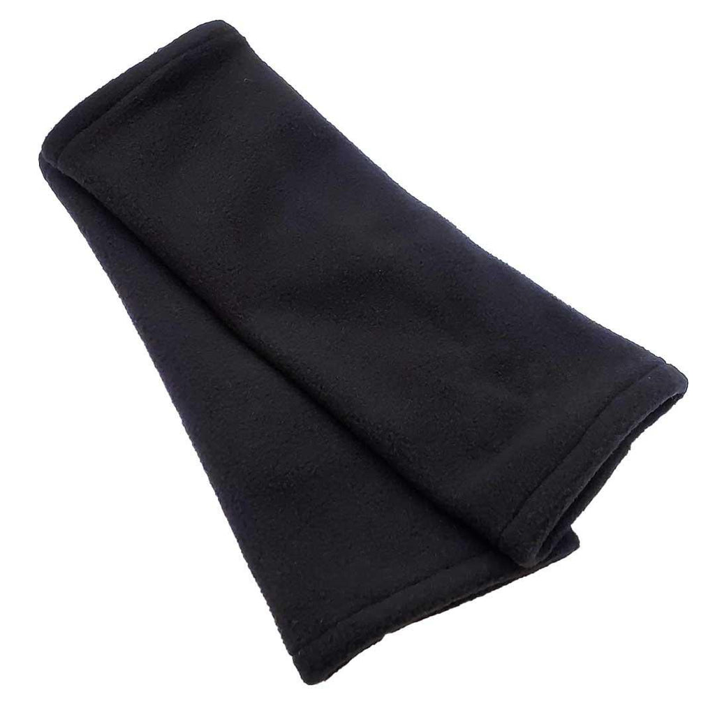 Gloves - Fleece Handwarmers in Solid Black by Dana Herbert