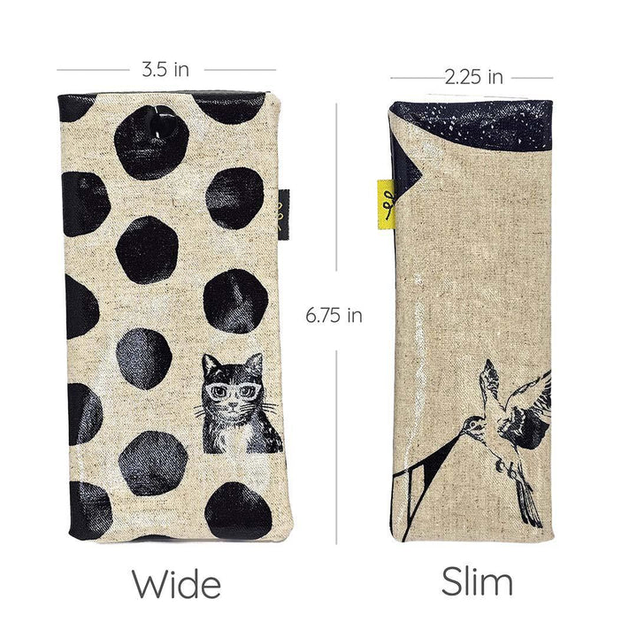 Glasses Case - Slim - Cats (Assorted) by Laarni and Tita