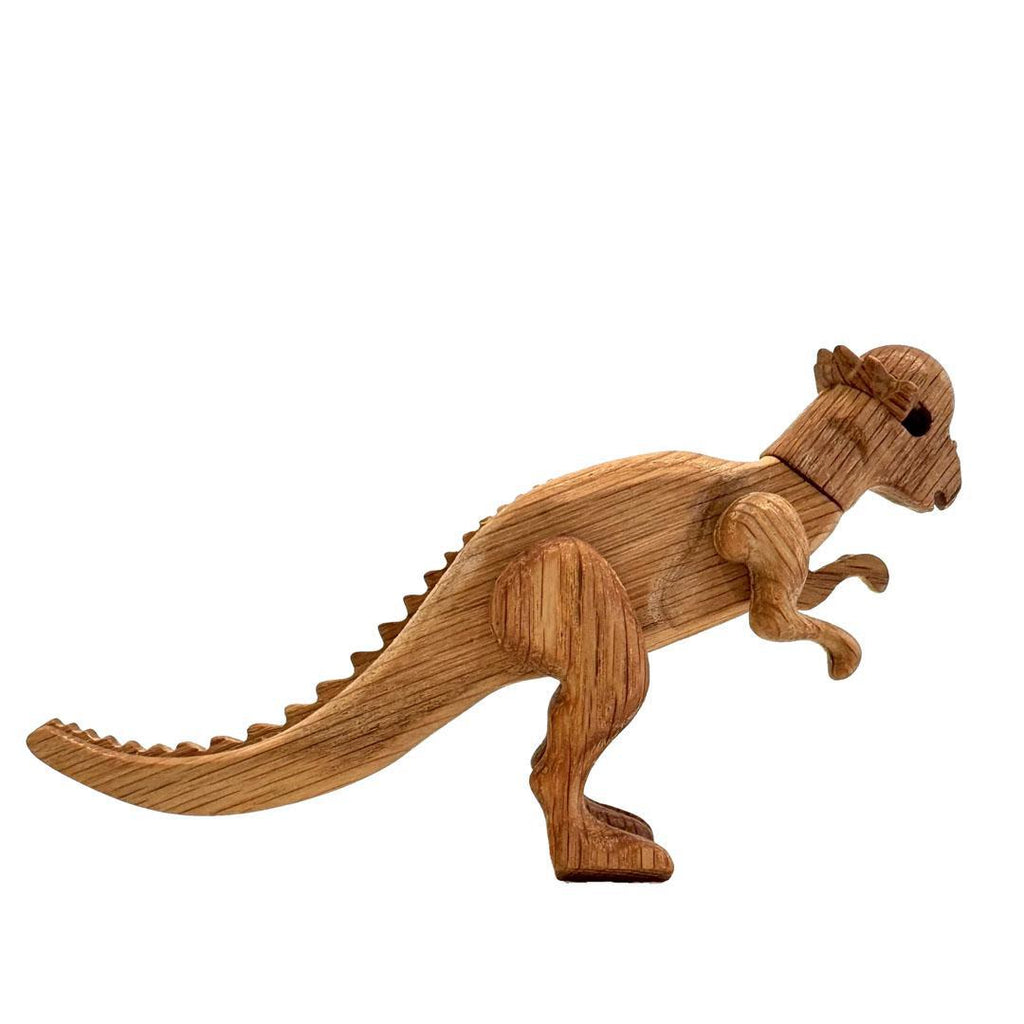 Wood Toy - Pachycephalosaurus Dinosaur with Magnetic Joints by The Serious Toy Company