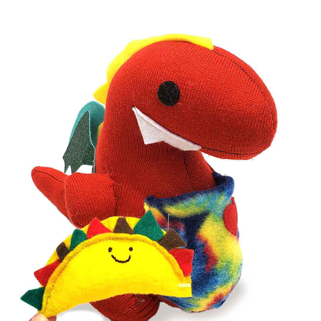 Plush - Dragon with Taco by Happy Groundhog Studio