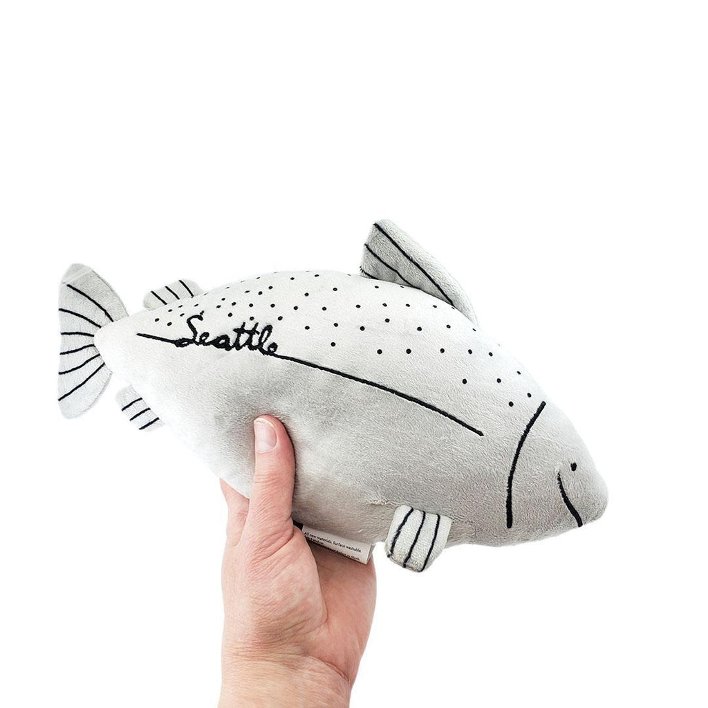 Plushie - Seattle Salmon Stuffed Animal Toy by LaRu