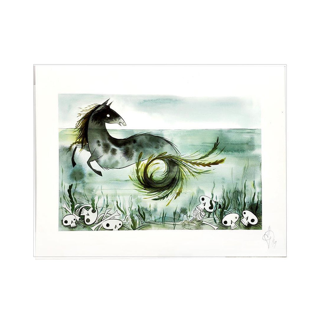 Art Print - 8.5x11 - Kelpie by Odd Fauna