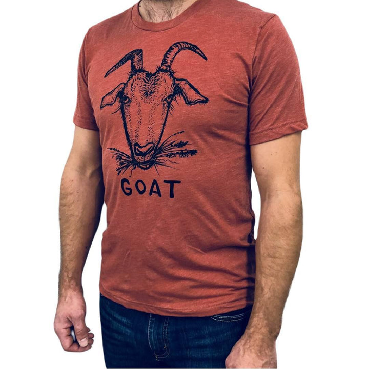 Adult Crew Neck - Goat Rust Tee (S - 2X) by Slow Loris