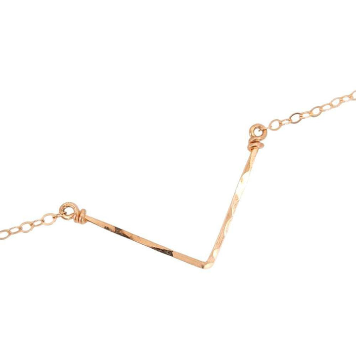 Bracelet - Chevron (14k Rose Gold Fill) by Foamy Wader