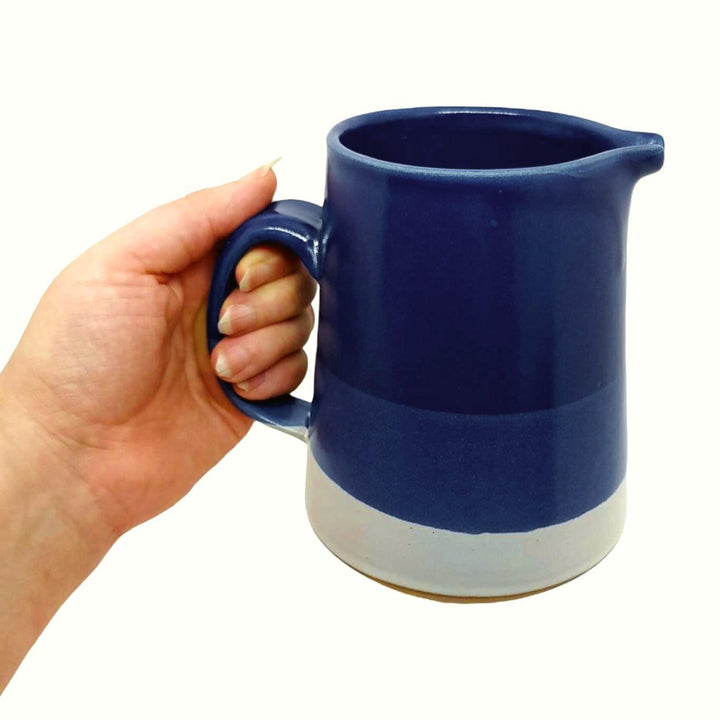 Pitcher - 28oz - Horizon Ceramic Pitcher in Blue Gradient by Roam Ceramics